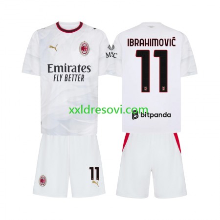 AC Milan Ibrahimovic 11 Gostujući Dječji Nogometni Dres 2026-2027 AC Milan Ibrahimovic 11 Gostujući Dječji Nogometni Dres 2026-2027